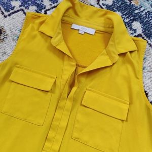 LOFT Yellow Shirt